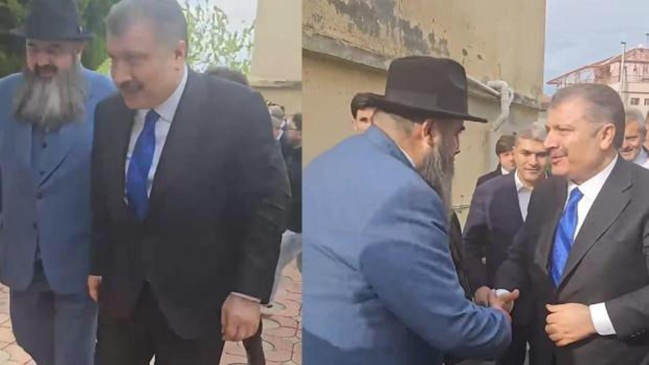 Bakan Koca Samandağ'ında kanaat &ouml;nderi H&uuml;samettin Sivri ve ailesini ziyaret etti