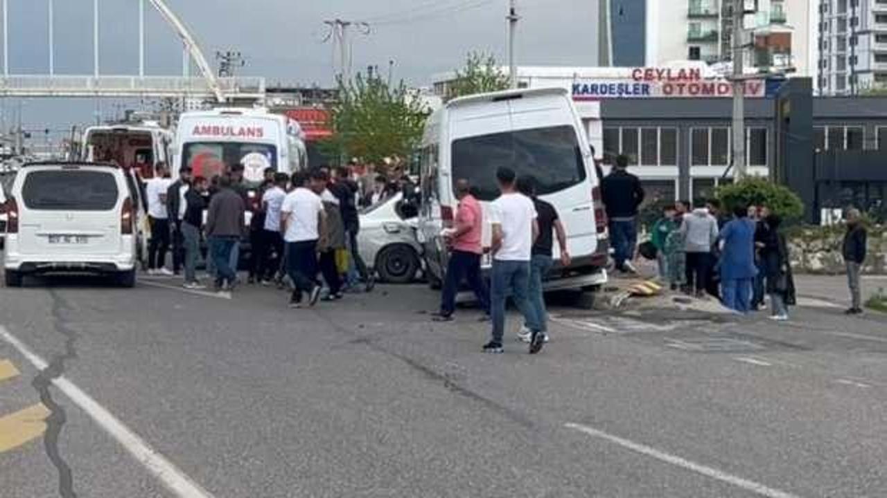 Diyarbakır’da feci kaza: 3 yaralı