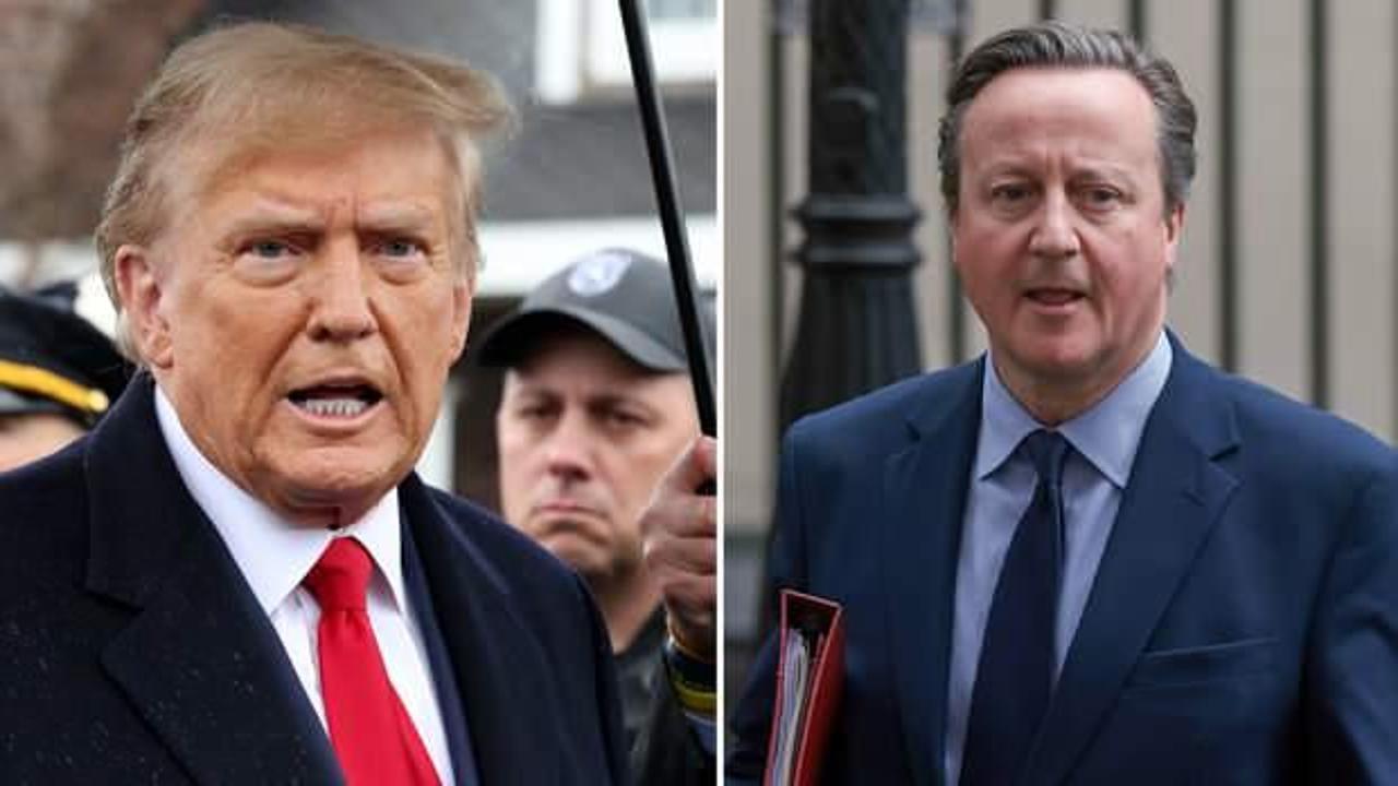 İngiltere Dışişleri Bakanı Cameron, eski ABD Başkanı Trump ile görüştü