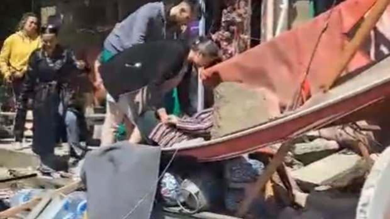 Kartal'da 5 katlı binanın balkonu çöktü: 1 yaralı