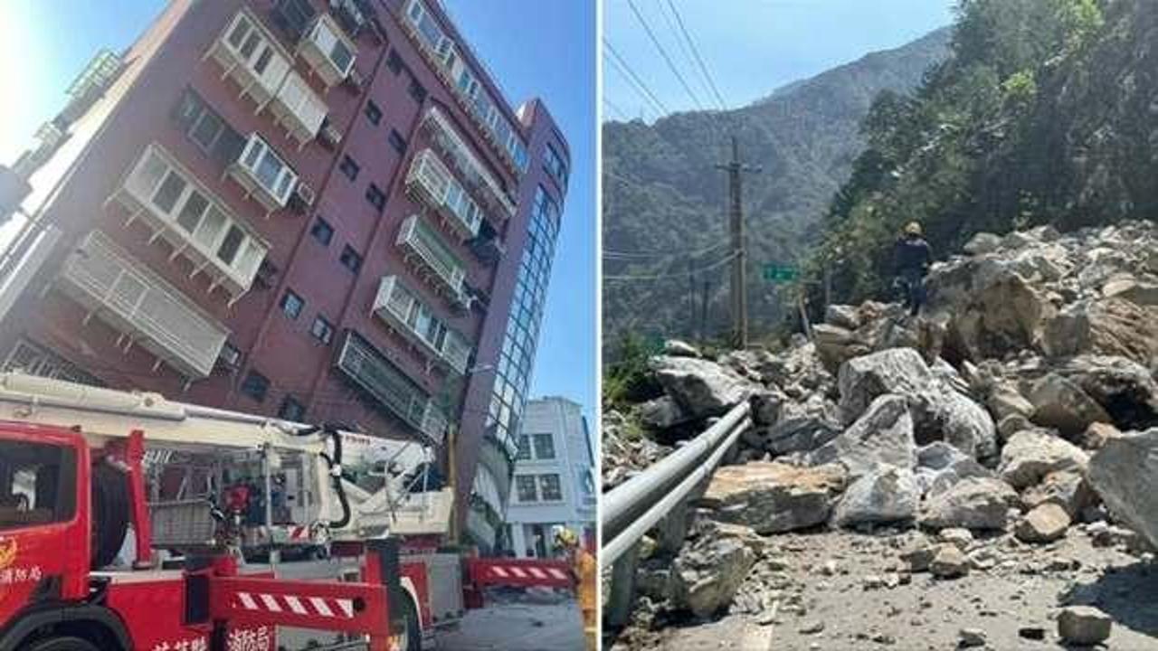 Tayvan'daki 7,4'lük depremde can kaybı yükseldi