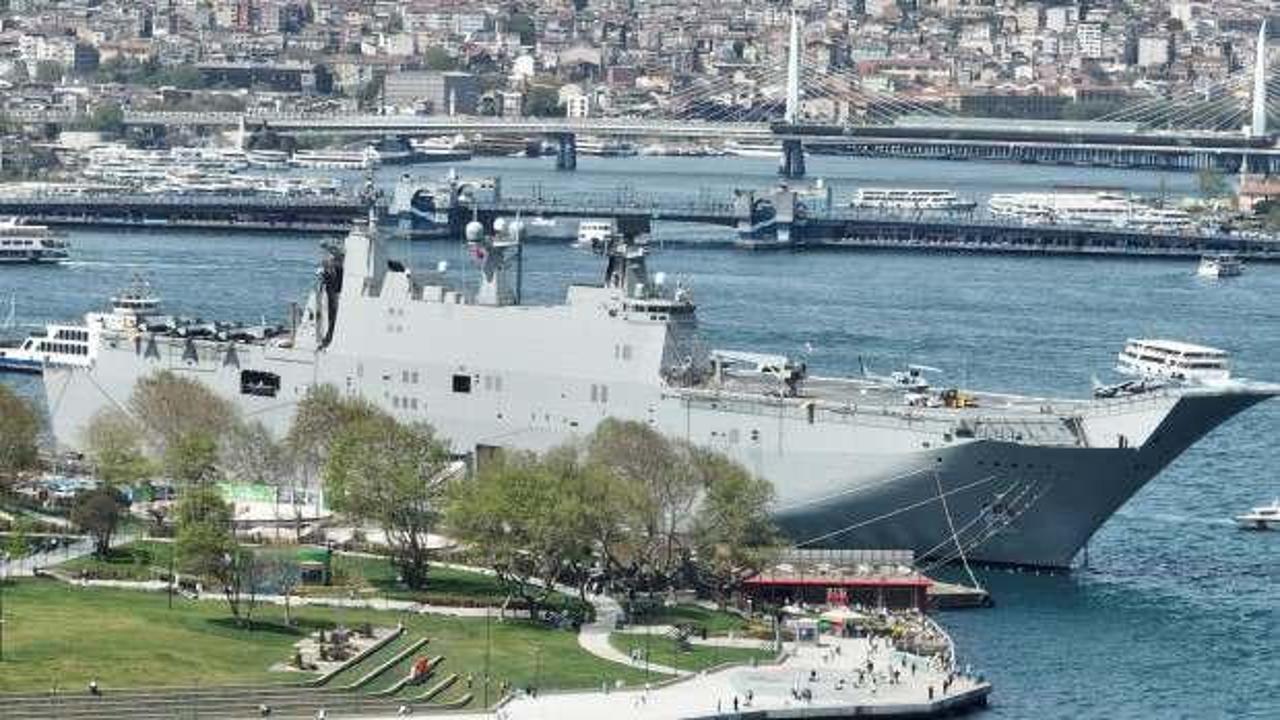 İspanya Hücum Gemisi Sarayburnu Limanı'na demirledi!