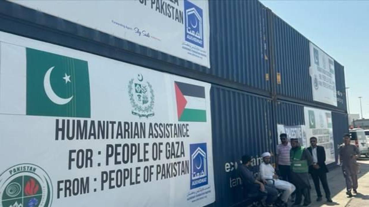 Pakistan, Gazze'ye 400 tonluk bir insani yardım daha gönderdi