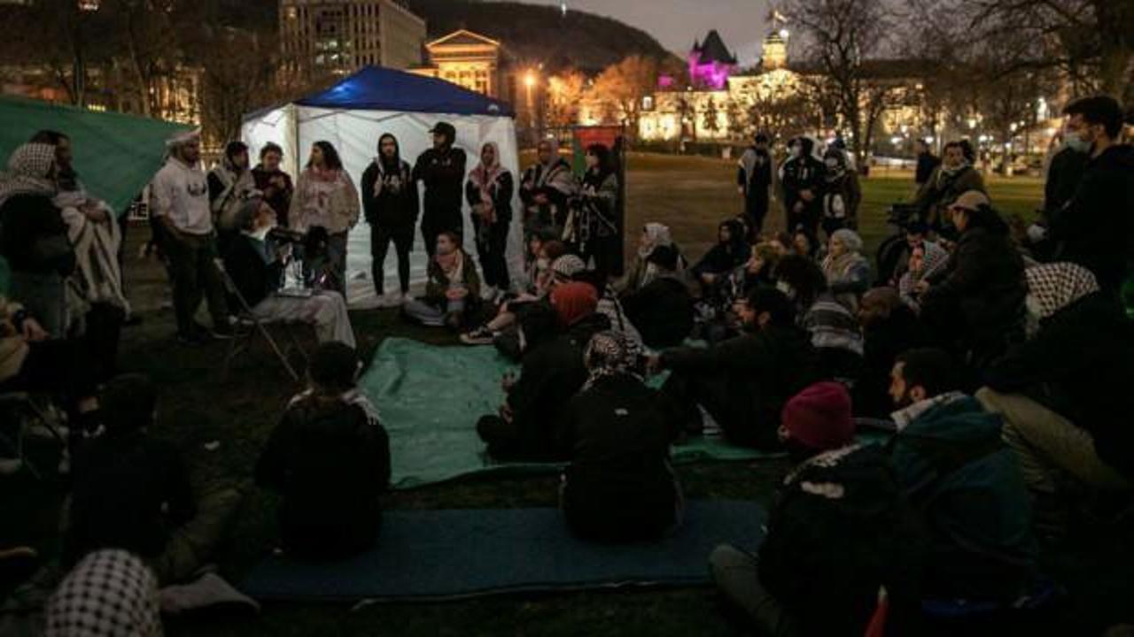 Filistin protestoları yayılıyor! Kanada'ya da sıçradı