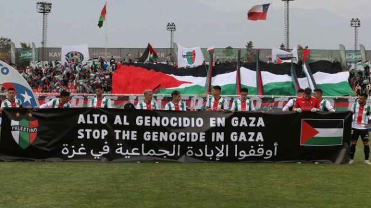 Güney Amerika takımından İsrail'in Gazze soykırımına tepki