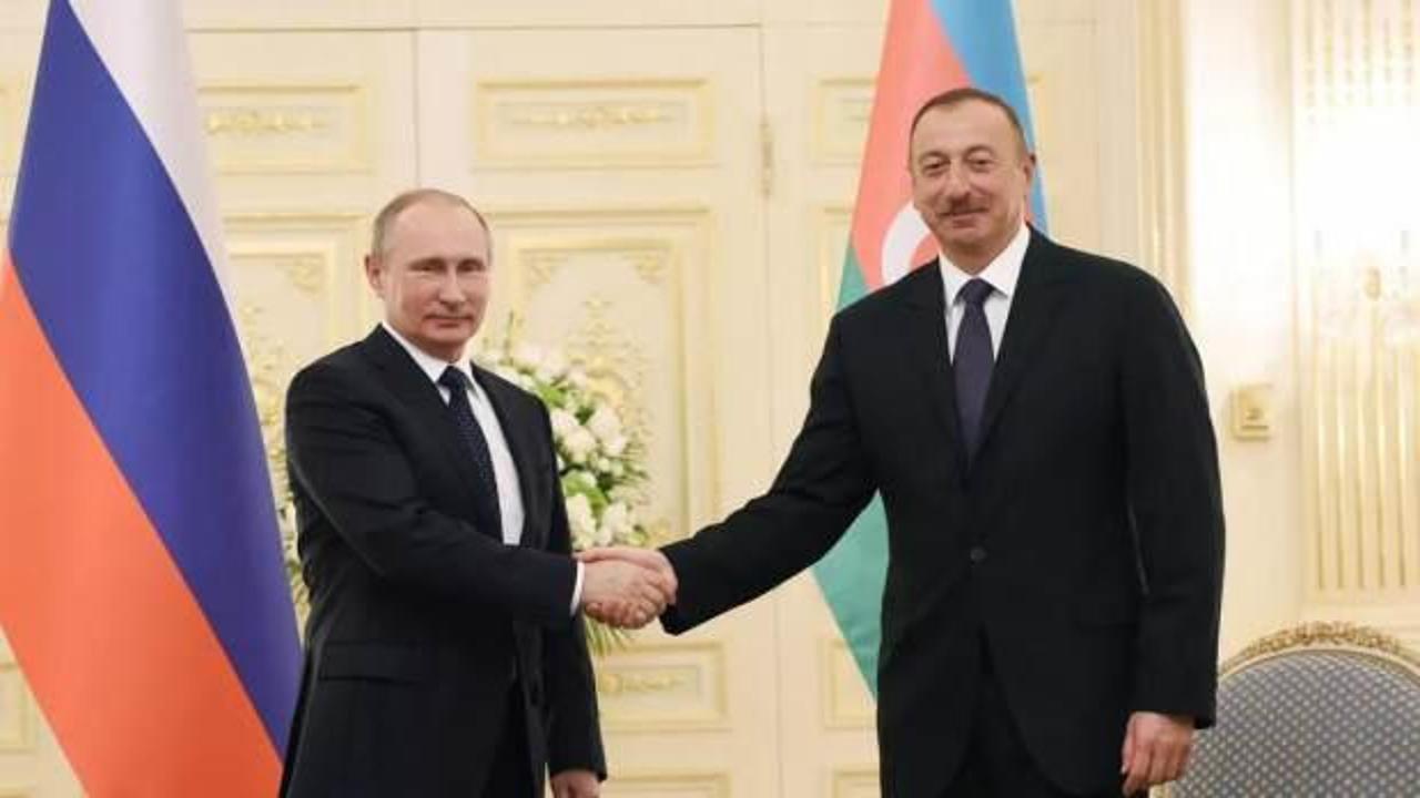Putin ile Aliyev bölgesel güvenlikle ilgili durumu ele aldı