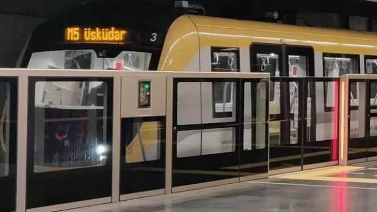Üsküdar-Samandıra Metrosu'nda teknik arıza