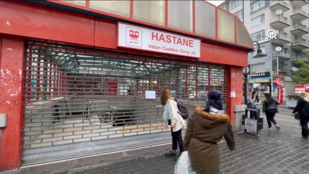 Ankara'yı sağanak vurdu: Metro istasyonları kapatıldı