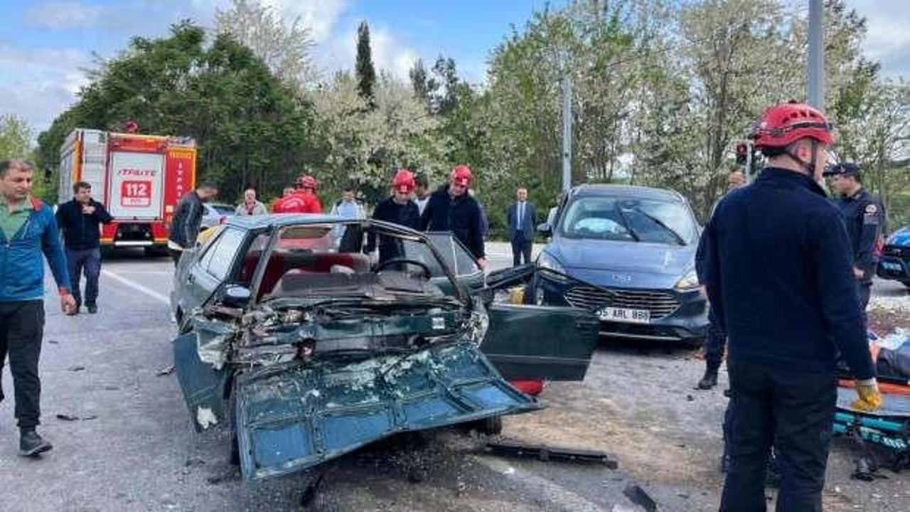 Balıkesir'de trafik kazası: 1 ölü 5 yaralı