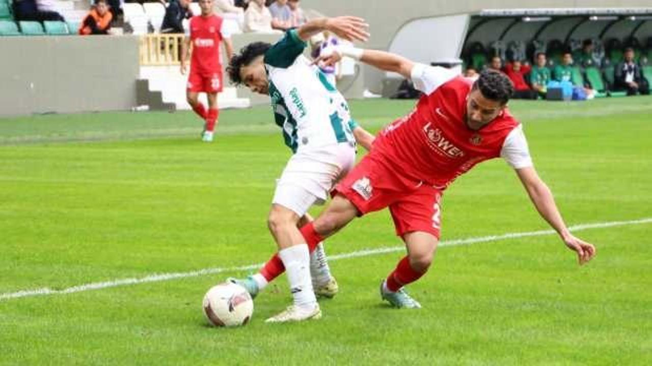 7 puanlı Giresunspor 1. Lig'e mağlubiyetle veda etti