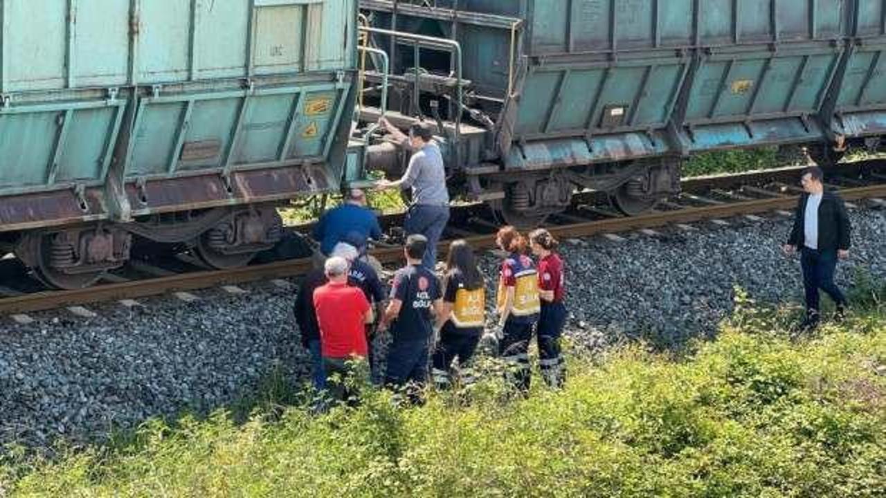 Zonguldak'ta feci olay: Yük treninin altında can verdi