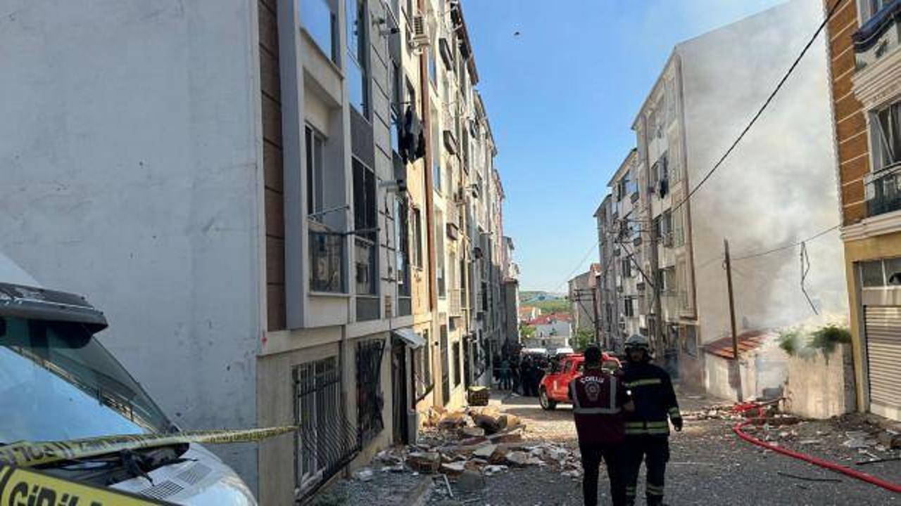 &Ccedil;orlu&rsquo;da apartman dairesinde patlama: 1 ağır yaralı