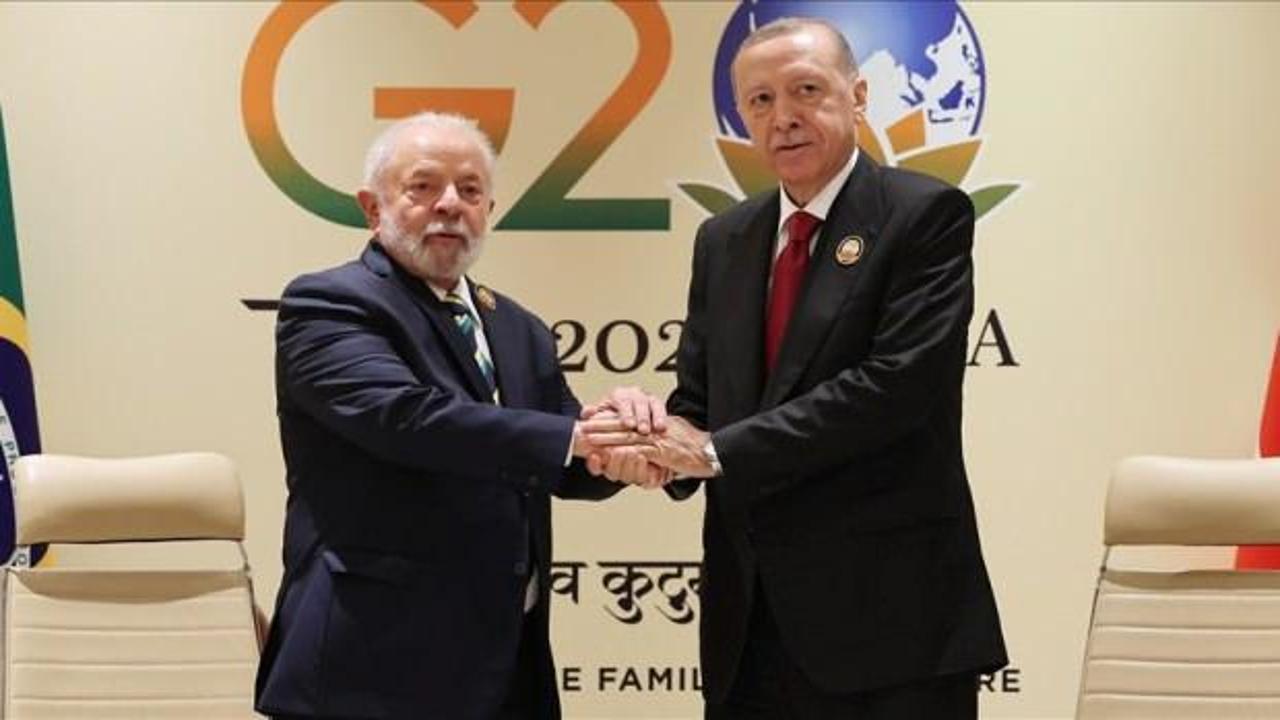 Cumhurbaşkanı Erdoğan Brezilya Devlet Başkanı ile görüştü