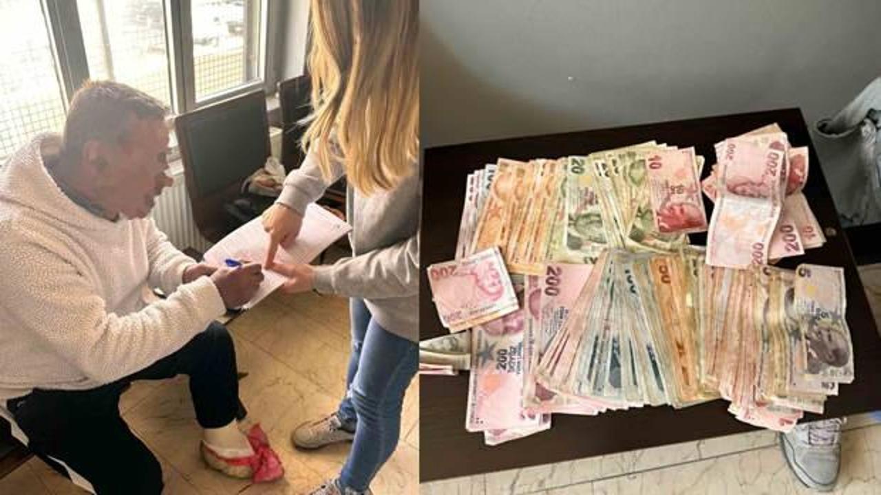İstanbul'da zabıtanın yakaladığı dilencinin &uuml;zerinden 23 bin lira &ccedil;ıktı