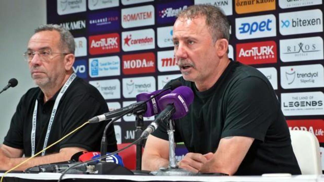 Sergen Yal&ccedil;ın g&ouml;revi bırakacağını a&ccedil;ıkladı!