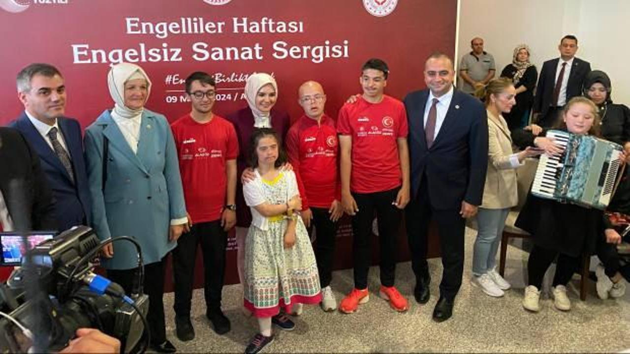 TBMM'de Engelsiz Sanat Sergisi