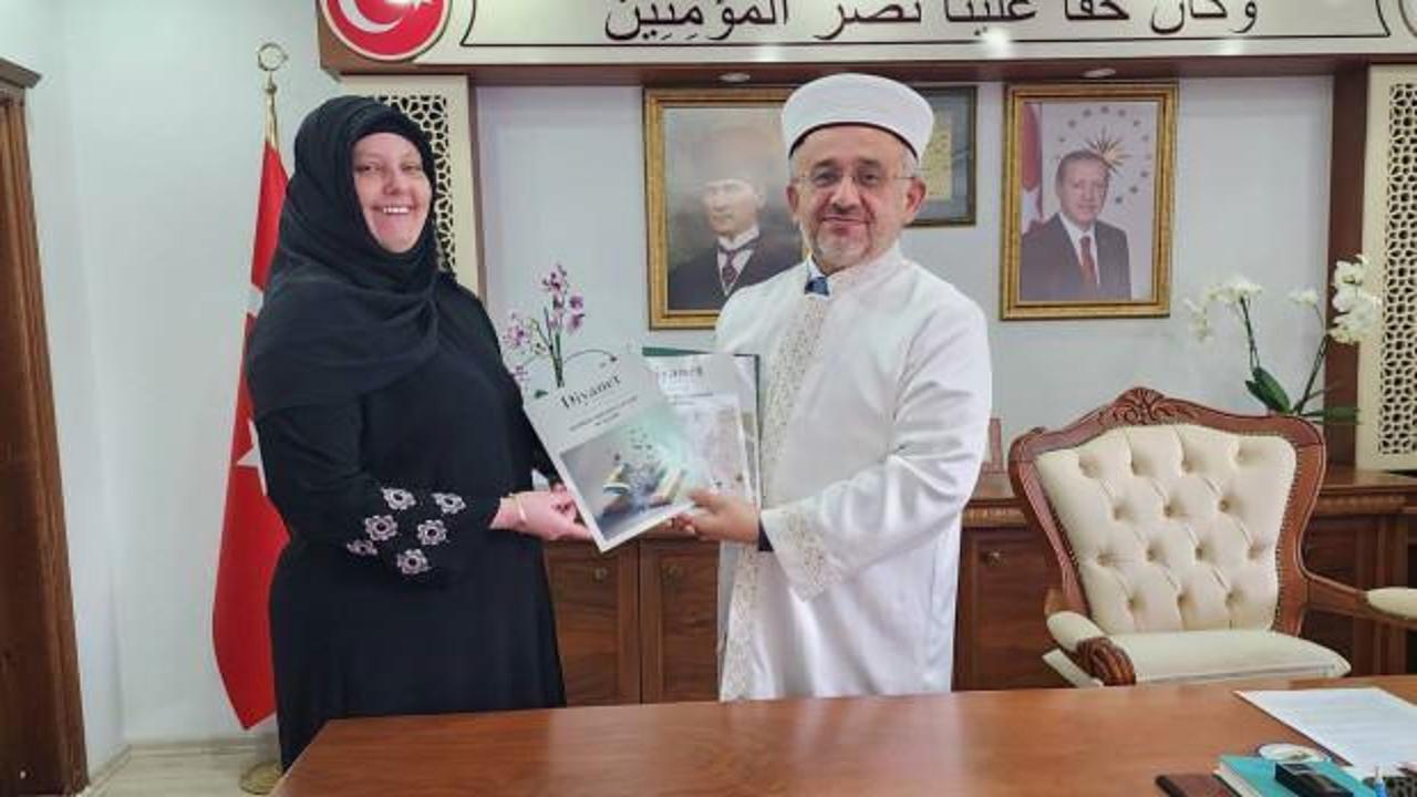 Amerikalı Kendra Bayburt'ta Müslüman oldu: Yeni ismi Kübra