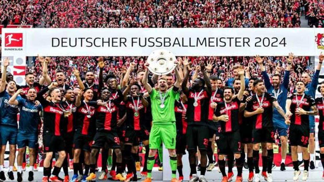 Leverkusen'den tarihi şampiyonluk!