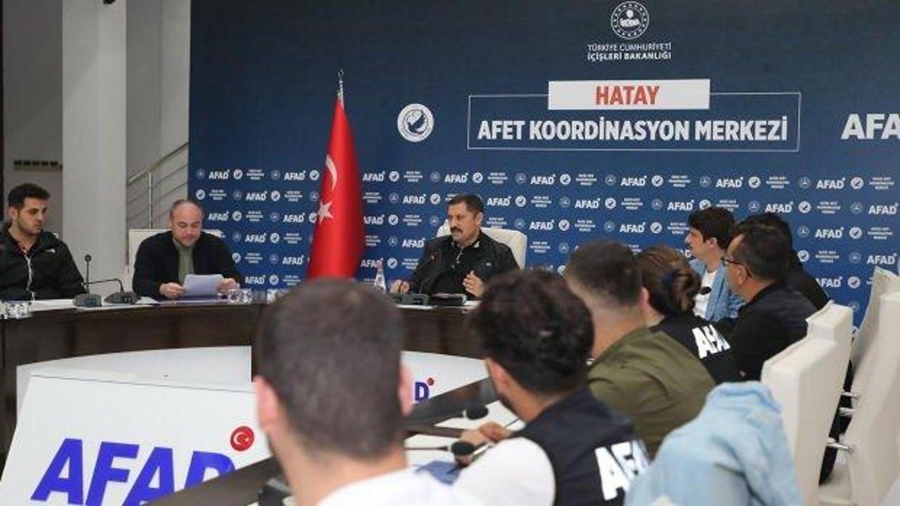 Hatay'da kriz masası! Eğitime 1 gün ara verildi