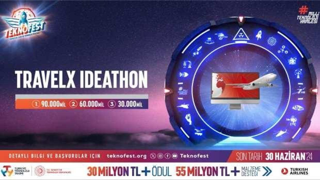 TEKNOFEST TravelX Ideathon Yarışması için başvurular devam ediyor