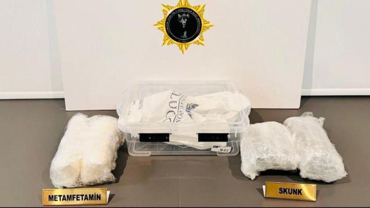 Yolcu otobüsünde 1,5 kilogram uyuşturucu ele geçirildi! 