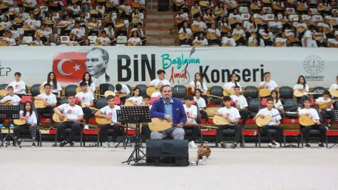 Gaziantep Büyükşehir'den "Bin Bağlama Bin Umut" konseri 