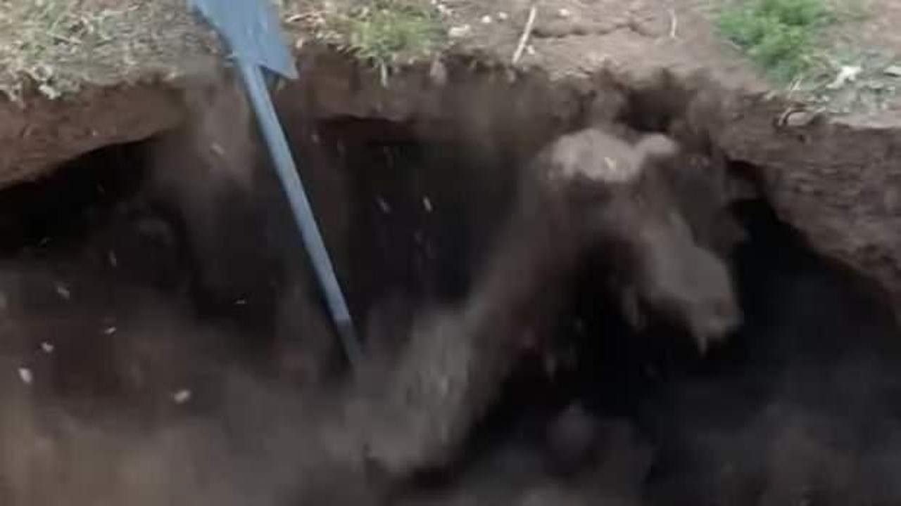 Kanaldaki obruk oluşumu anbean g&ouml;r&uuml;nt&uuml;lendi