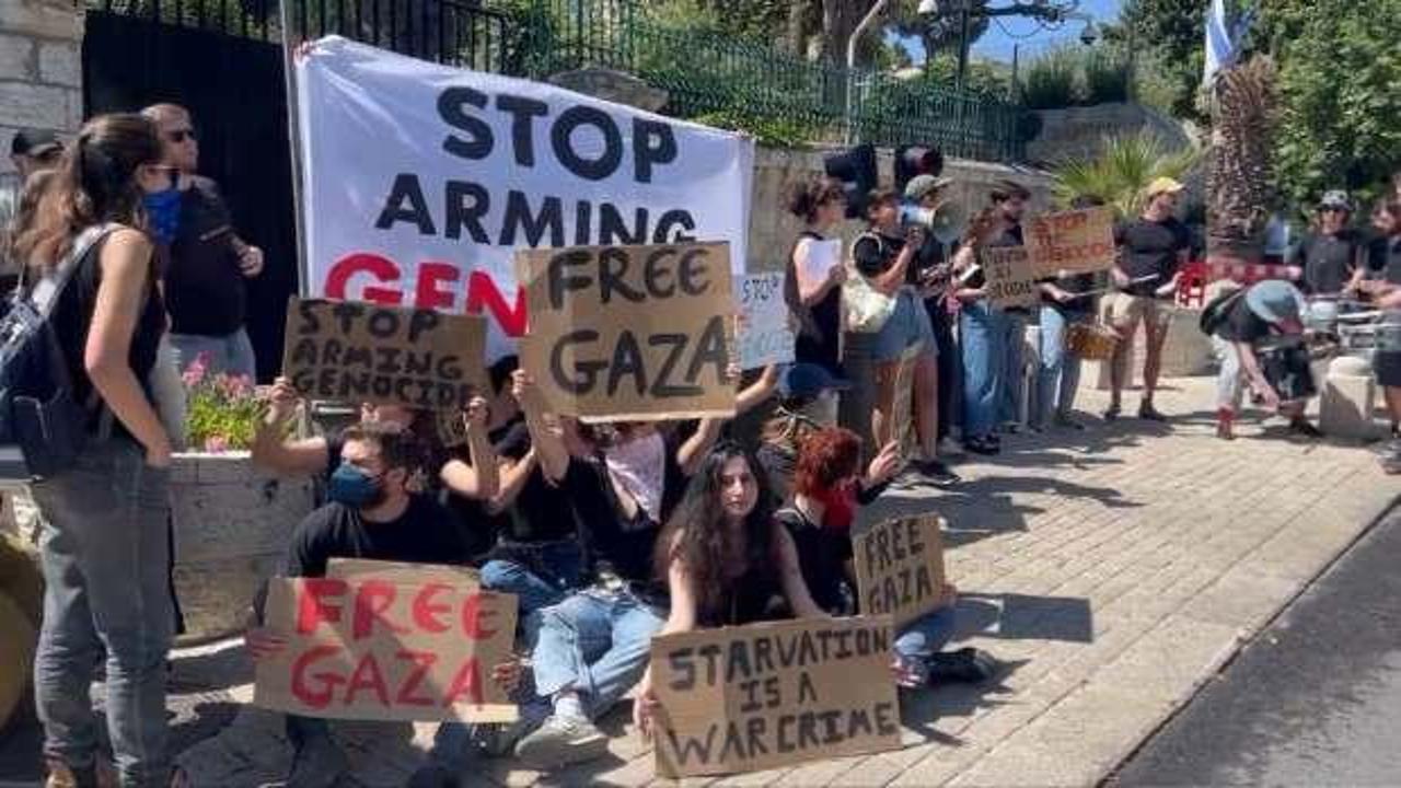 Kudüs'teki Gazze gösterisine müdahale