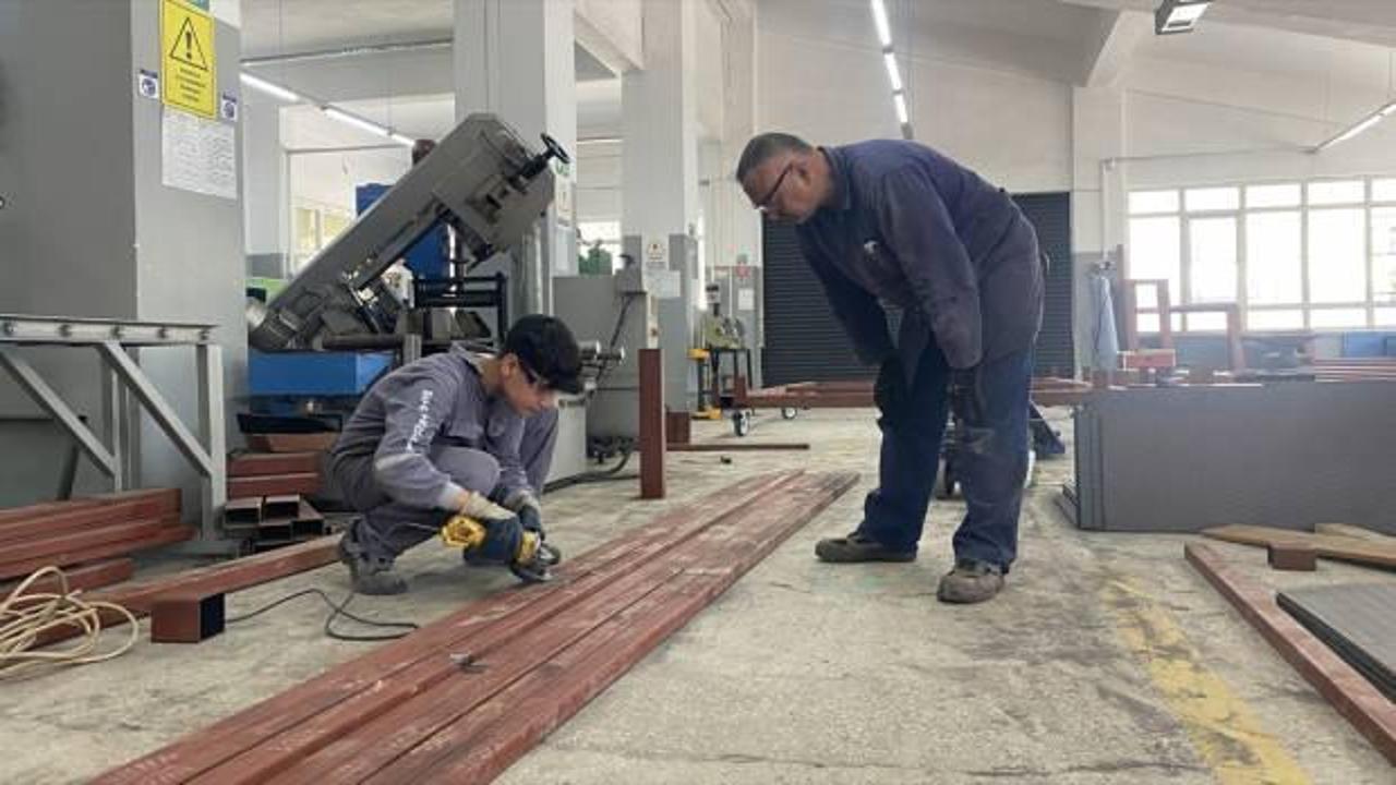 Mersin'deki meslek lisesi yıllık 50 milyon lira gelir hedefliyor