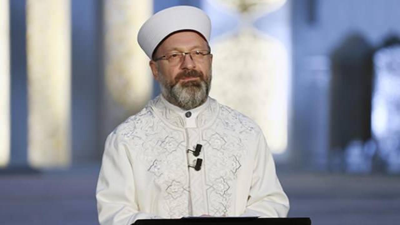 Ali Erbaş 'B&uuml;y&uuml;k bir g&uuml;nah' diyerek &ccedil;ağrı yaptı! 