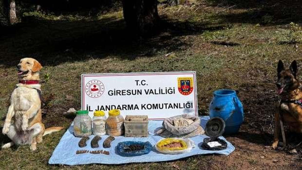 Giresun'da teröristlerin kullandığı sığınak imha edildi!