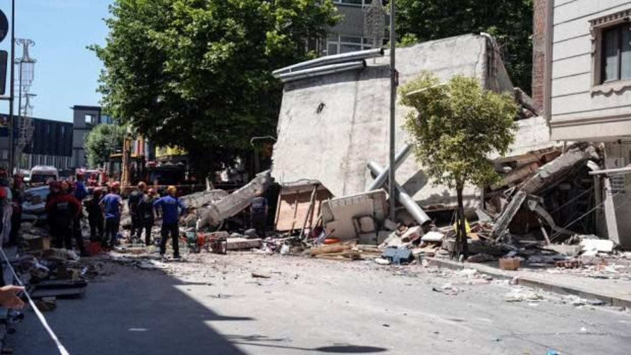 İstanbul'da çöken binanın sahibi gözaltına alındı