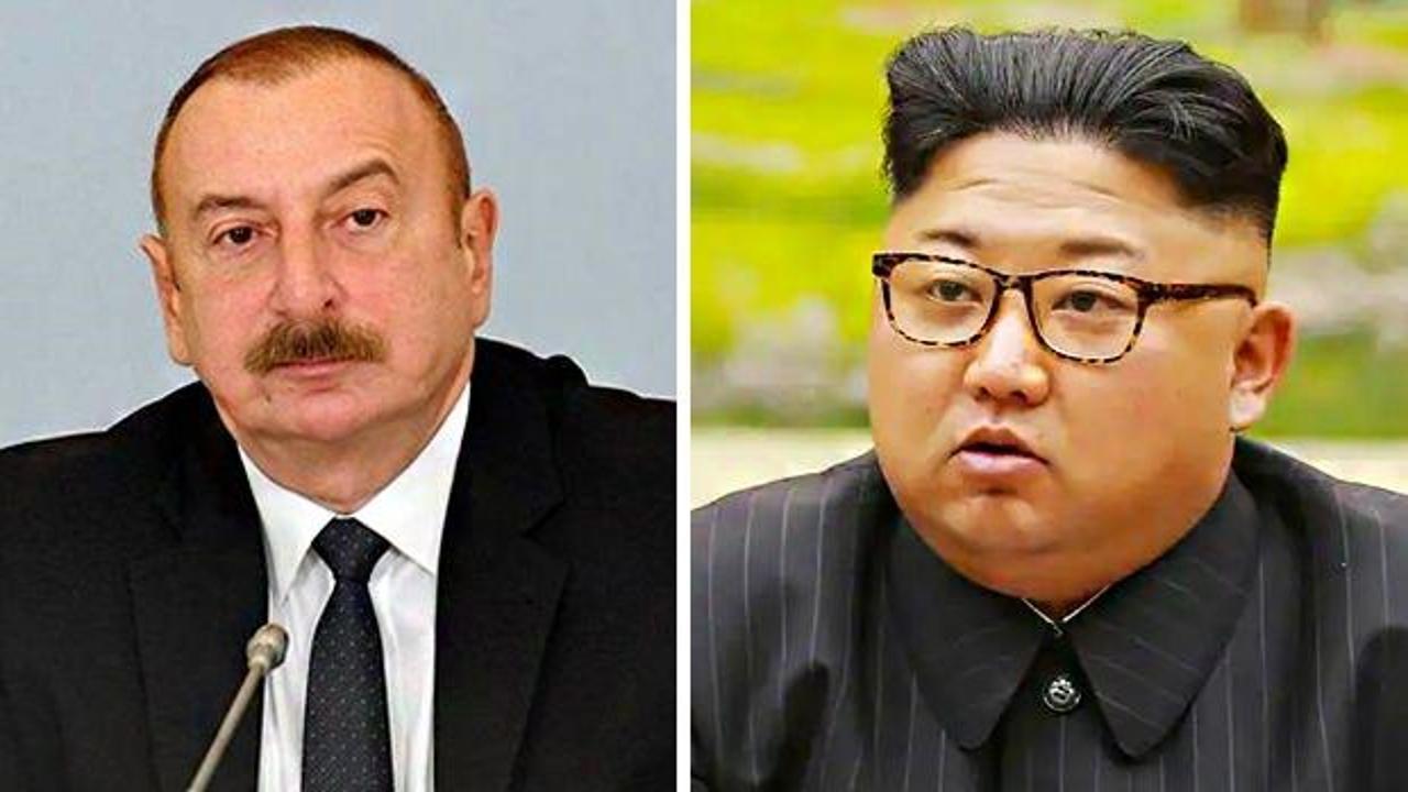 Kuzey Kore lideri Kim'den Aliyev'e tebrik