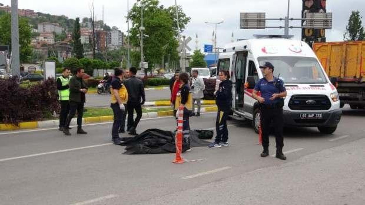 Yaya ge&ccedil;idinden ge&ccedil;mek isterken feci şekilde can verdi