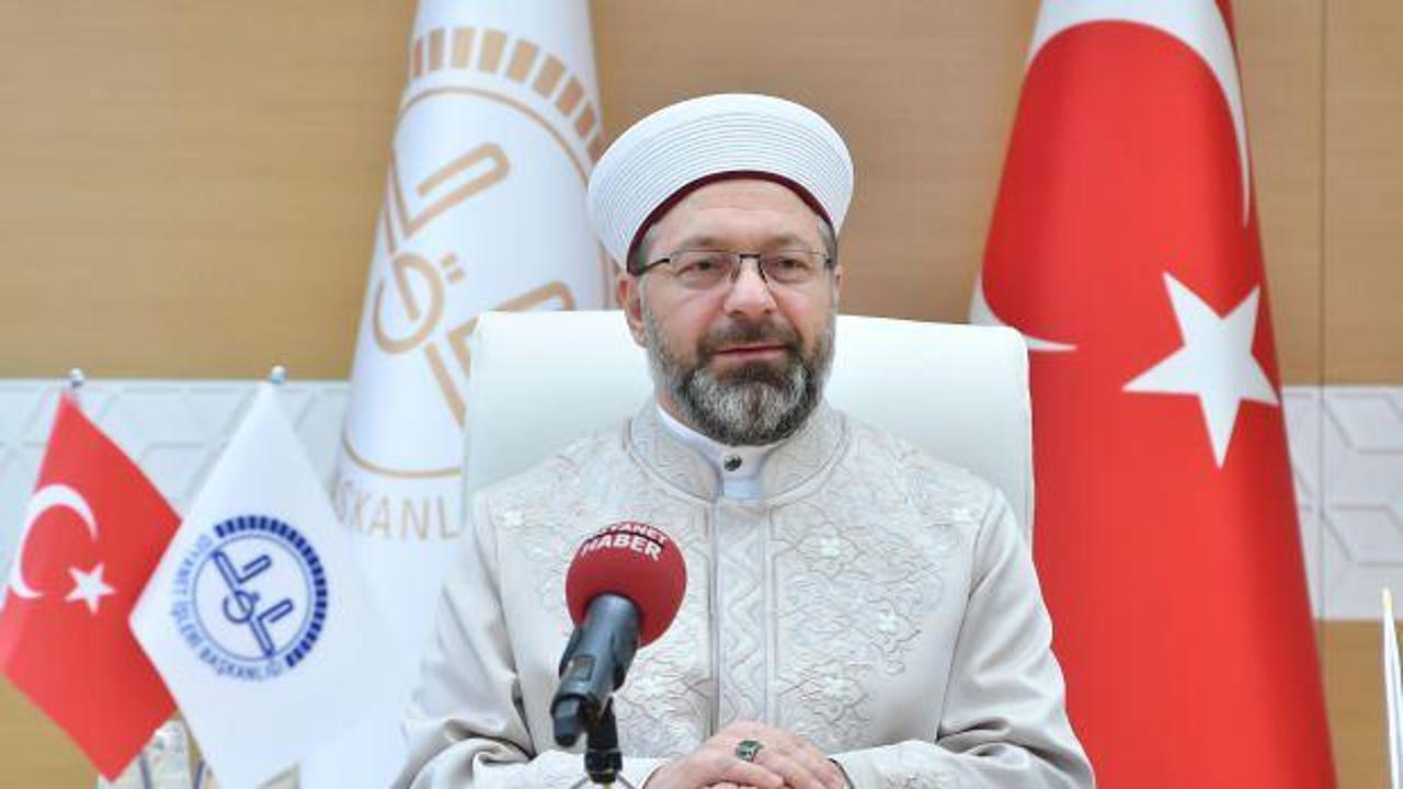 Ali Erbaş: Nihai hedefimiz hayatımızı Kur'an'a g&ouml;re d&uuml;zenlemek