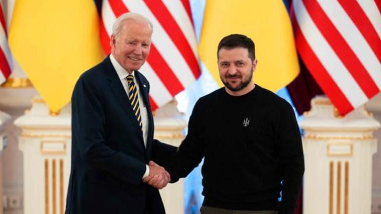 ABD ile Ukrayna arasında kritik g&ouml;r&uuml;şme! Zelenski'den, Biden'a Rusya &ccedil;ağrısı