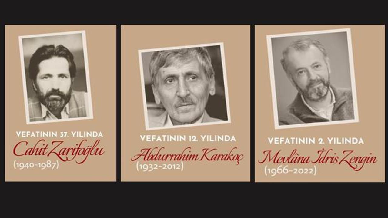 Edebiyat d&uuml;nyasnın 3 se&ccedil;kin ismi anılıyor