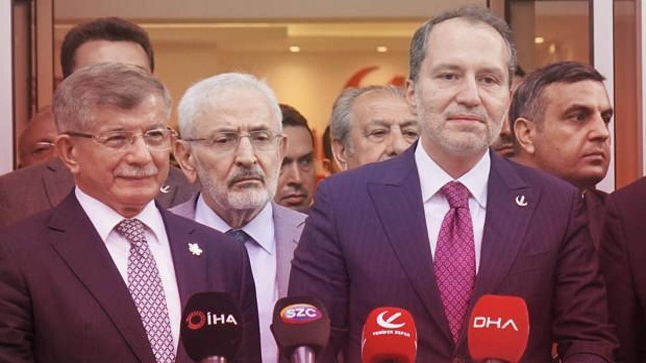 Erbakan'la Davutoğlu görüştü