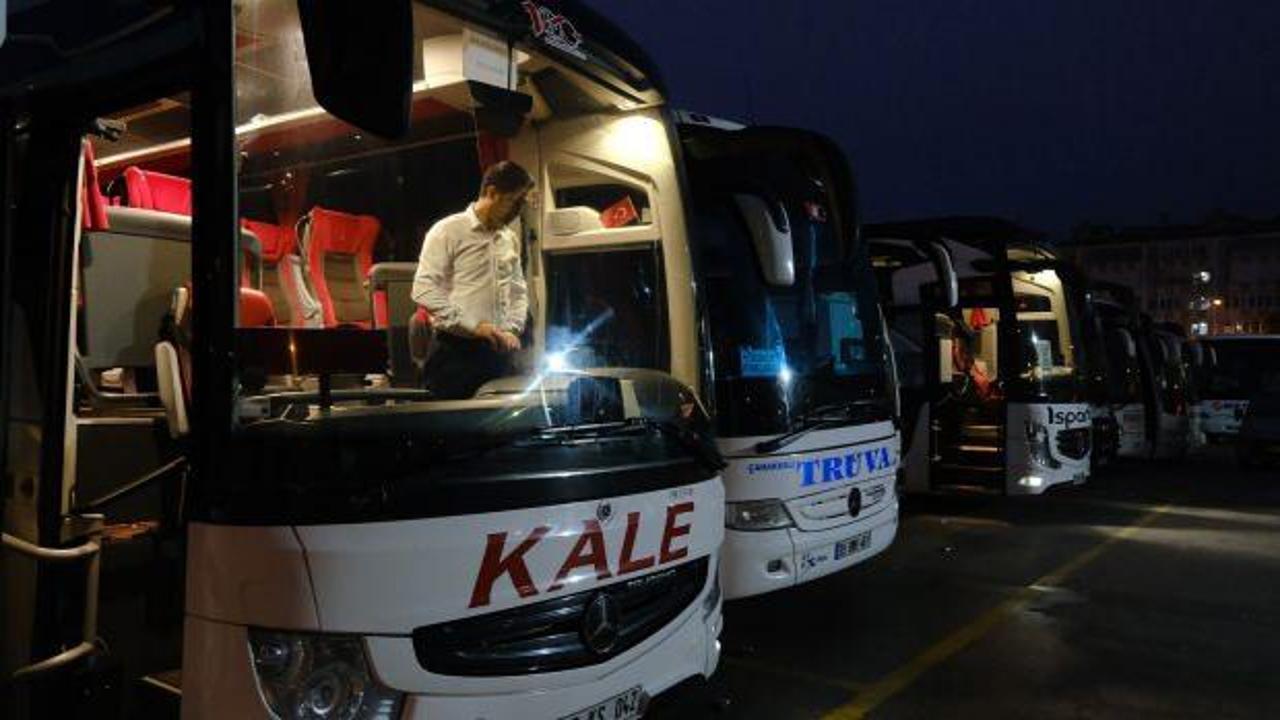 Kurban Bayramı için 12 bin ek otobüs seferi