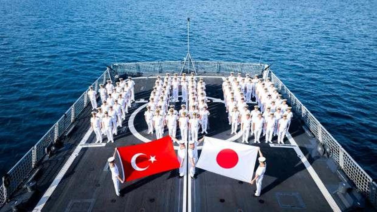 TCG Kınalıada, Japonya'ya ulaştı