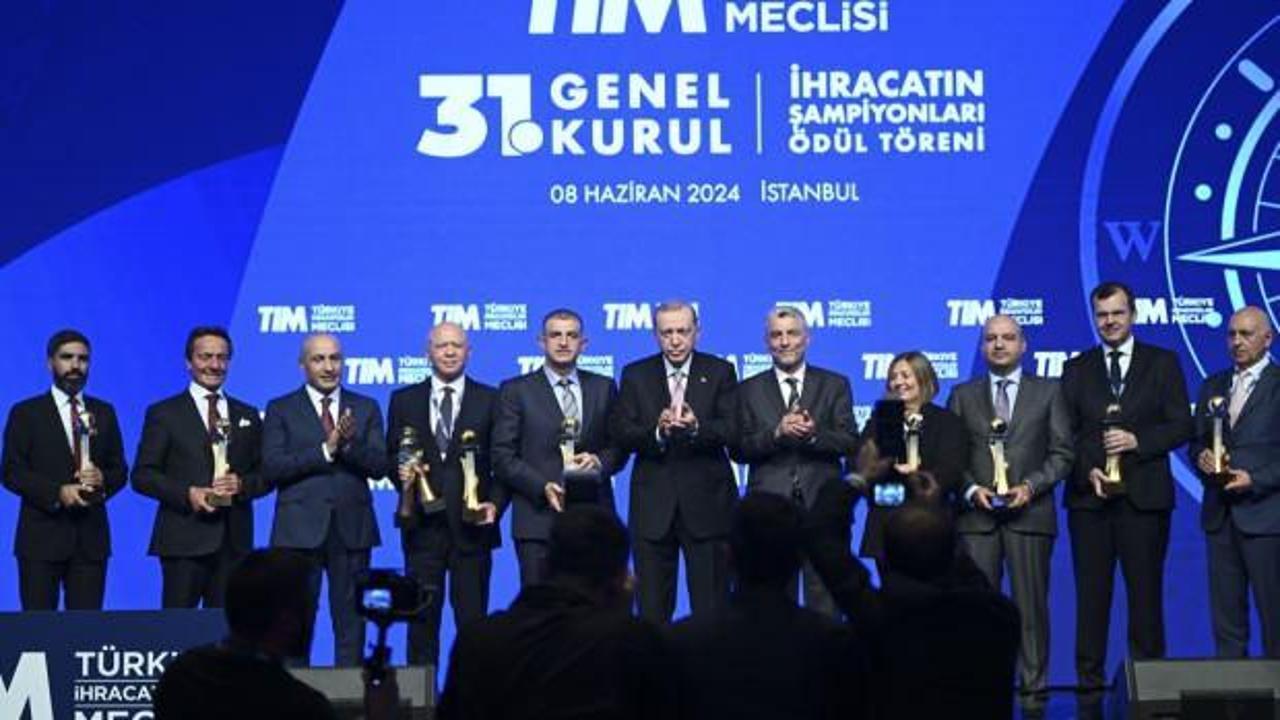 TİM'in 'İhracatın Şampiyonları' ödülleri sahiplerini buldu