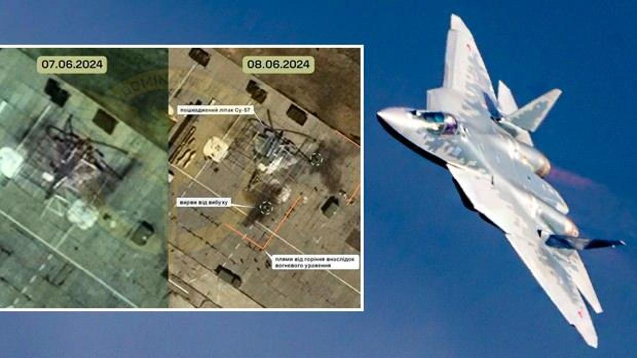 Ukrayna, Rus Su-57 savaş uçağını vurdu