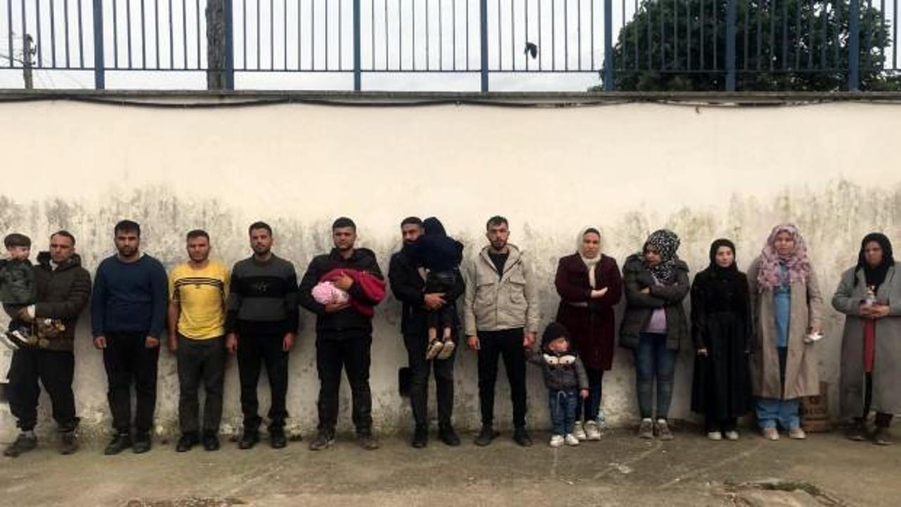 Yurtdışına kaçacaklardı: 16 kaçak göçmen yakalandı