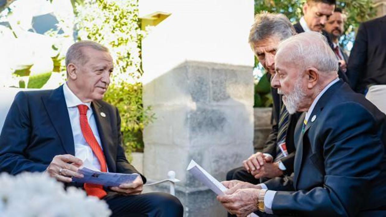 Lula'dan G7 Zirvesi'nde Erdoğan'lı paylaşım