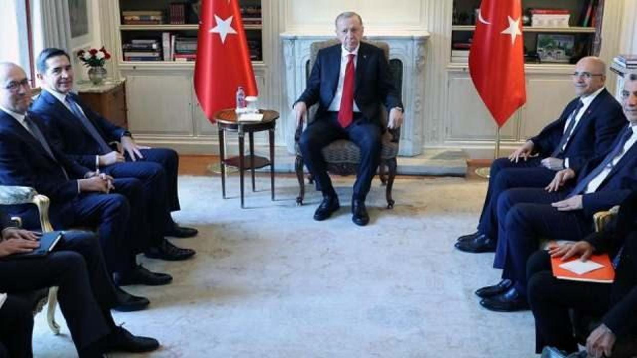 Cumhurbaşkanı Erdoğan, BBVA İcra Kurulu Başkanı Vila'yı kabul etti