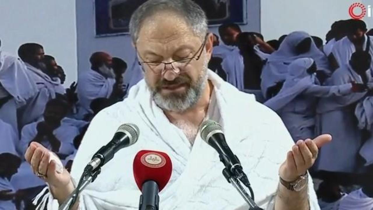 Diyanet İşleri Başkanı Ali Erbaş Arafat'ta vakfe duasını yaptı