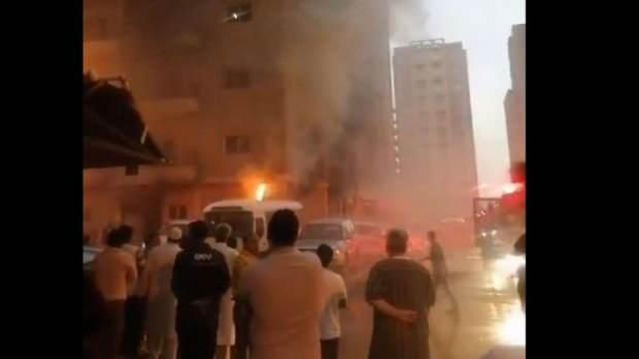 Kuveyt'te dev yangın: Onlarca kişi hayatını kaybetti