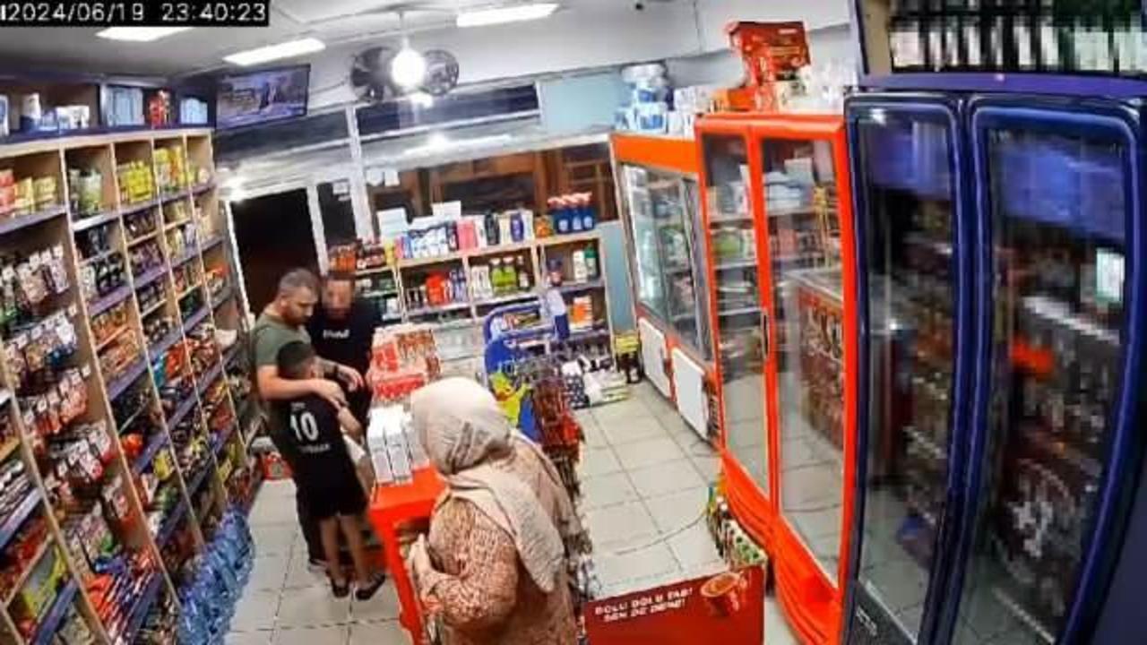 7 yaşındaki &ccedil;ocuğu &ouml;nce darp, sonra tehdit etti: O anlar kamerada