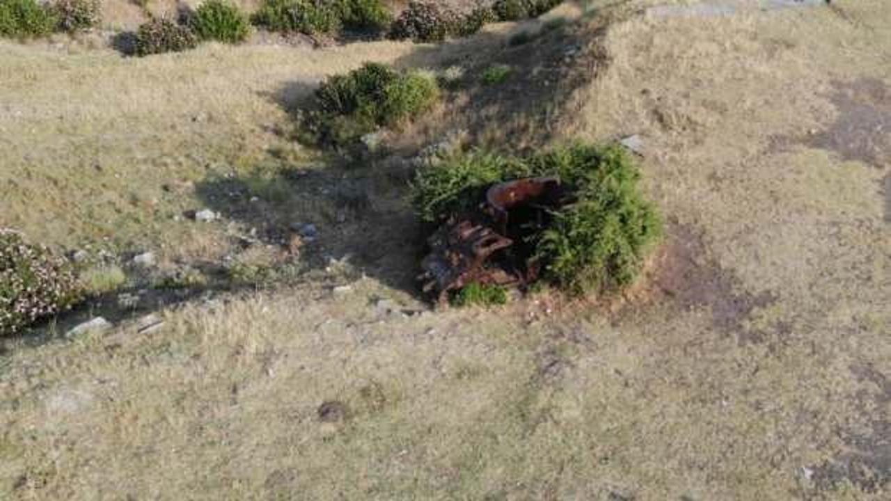 Yıllardır gizemini koruyor! Tank bölge halkının ilgi odağı oldu