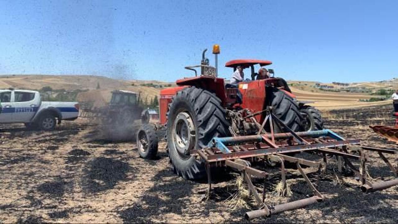 Ankara'da ekili 100 dönüm arpa ve buğday yandı